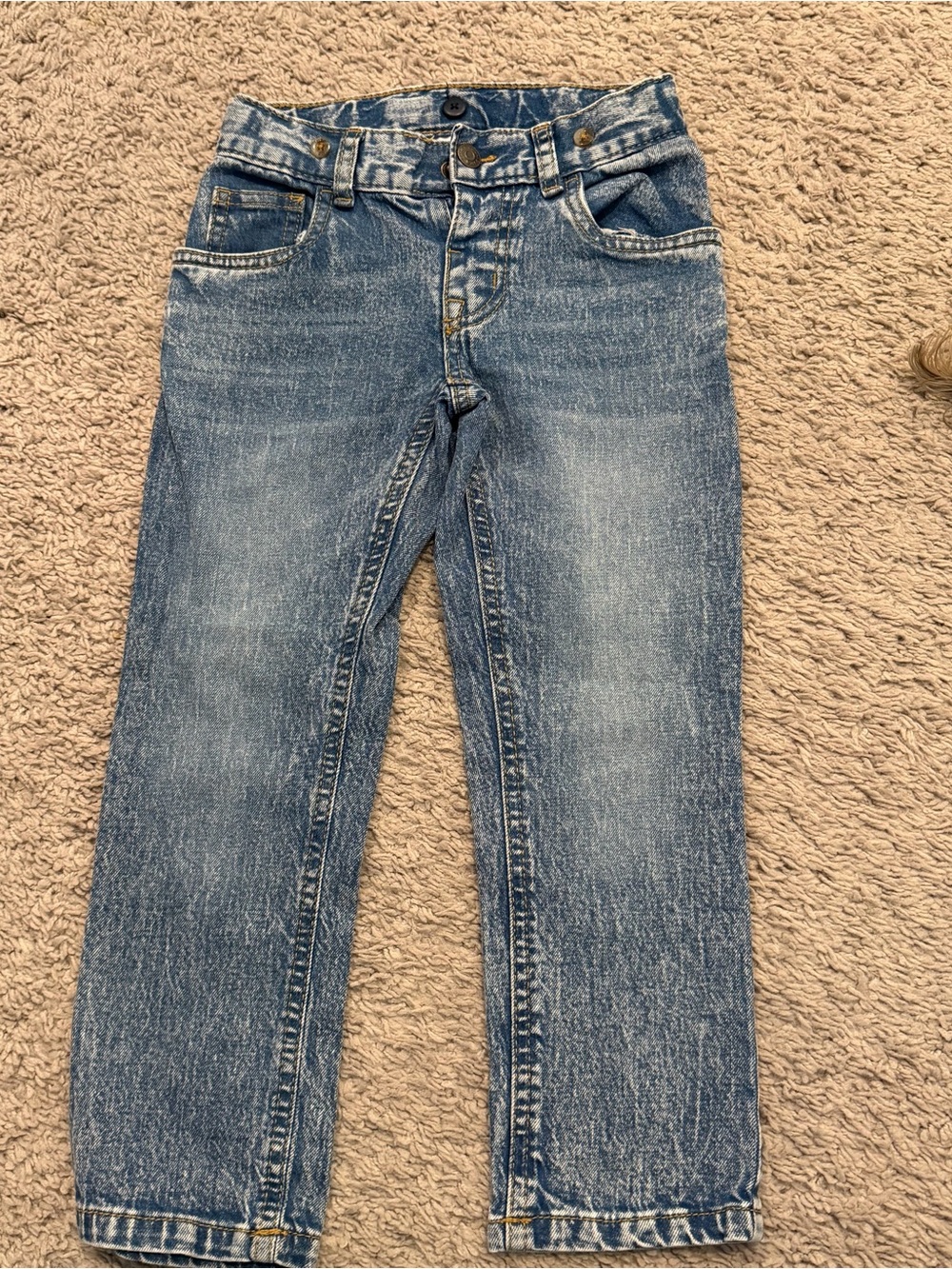 Toddler Blue Washed Denim Jeans